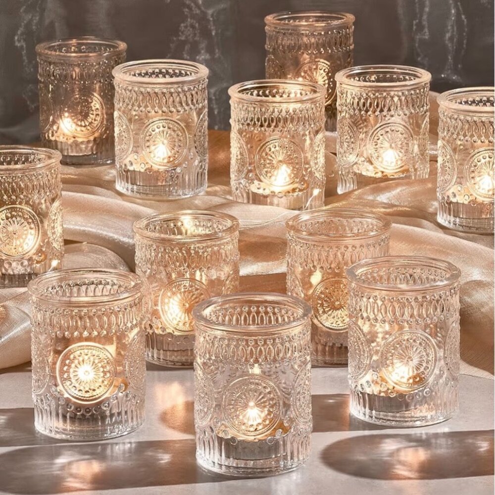 30-PACK VOTIVE CANDLE HOLDERS